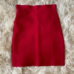 BCBG bondage skirt